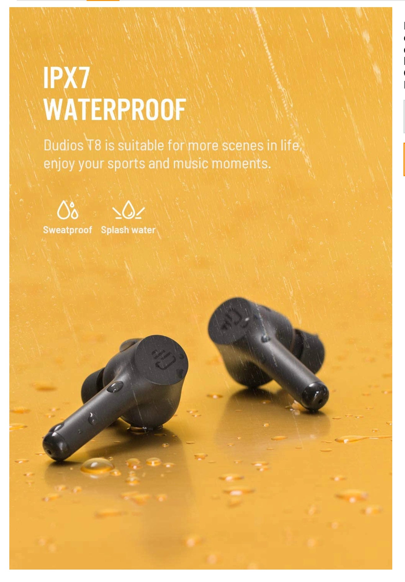 Écouteurs sans Fil, Bluetooth avec Son de Basse immersif dans l'oreille avec étui neuve