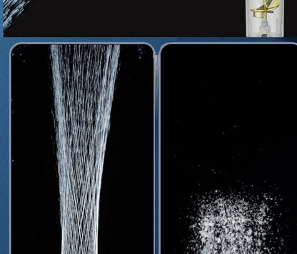 Pommeau de Douche "Turbo-Flow" – Haute Pression, Hélice Rotative & Économie d'Eau