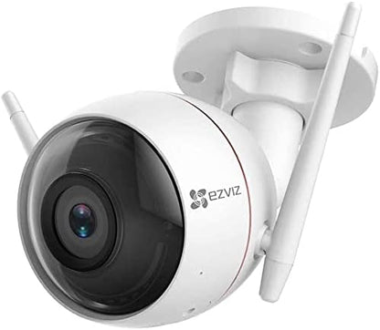 Caméra Surveillance WiFi Extérieure, Caméra WiFi Extérieure avec Alarme Sirène et Flash, 30m Vision