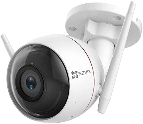 Caméra Surveillance WiFi Extérieure, Caméra WiFi Extérieure avec Alarme Sirène et Flash, 30m Vision