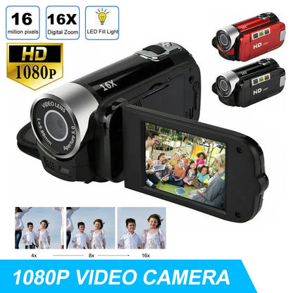 Caméra vidéo numérique 16M 16x à zoom optique pour la prise de vue de vidéos Caméra d'enregistrement 1080P Full Hd 16MP DV Caméscope