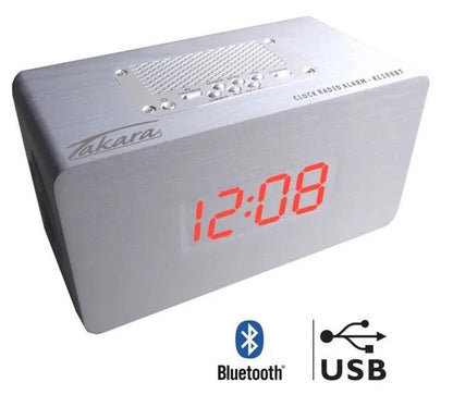 Radio réveil Bluetooth Blanc neuf