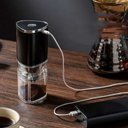 Moulin à Café Expert "Aroma-Grind" – Rechargeable USB & Finesse Réglable