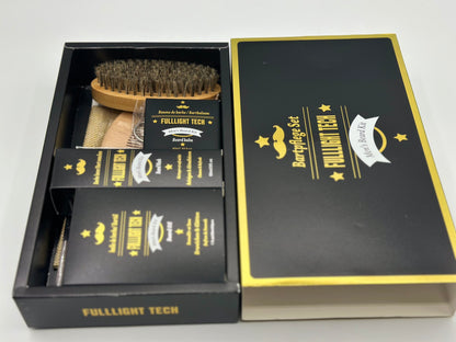Kit de barbe homme FULLLIGHT TECH neuf huile brosse ciseaux