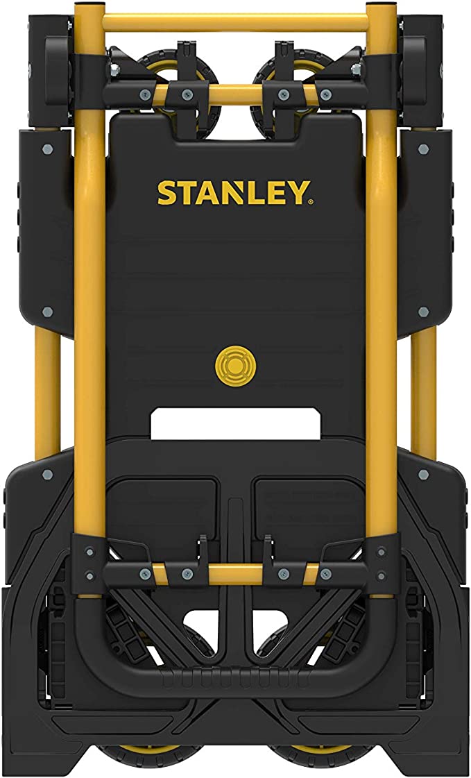 Stanley CHARIOT PLIABLE 2 EN 1, NOIR / JAUNE, Ajustable neuf