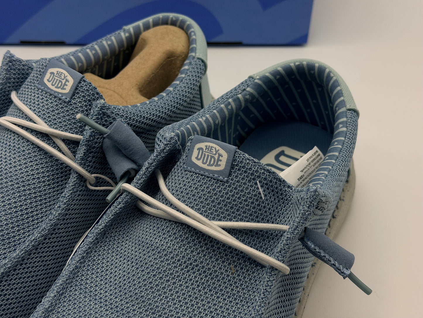 Hey Dude Mocassins Stretch Sox Bleu