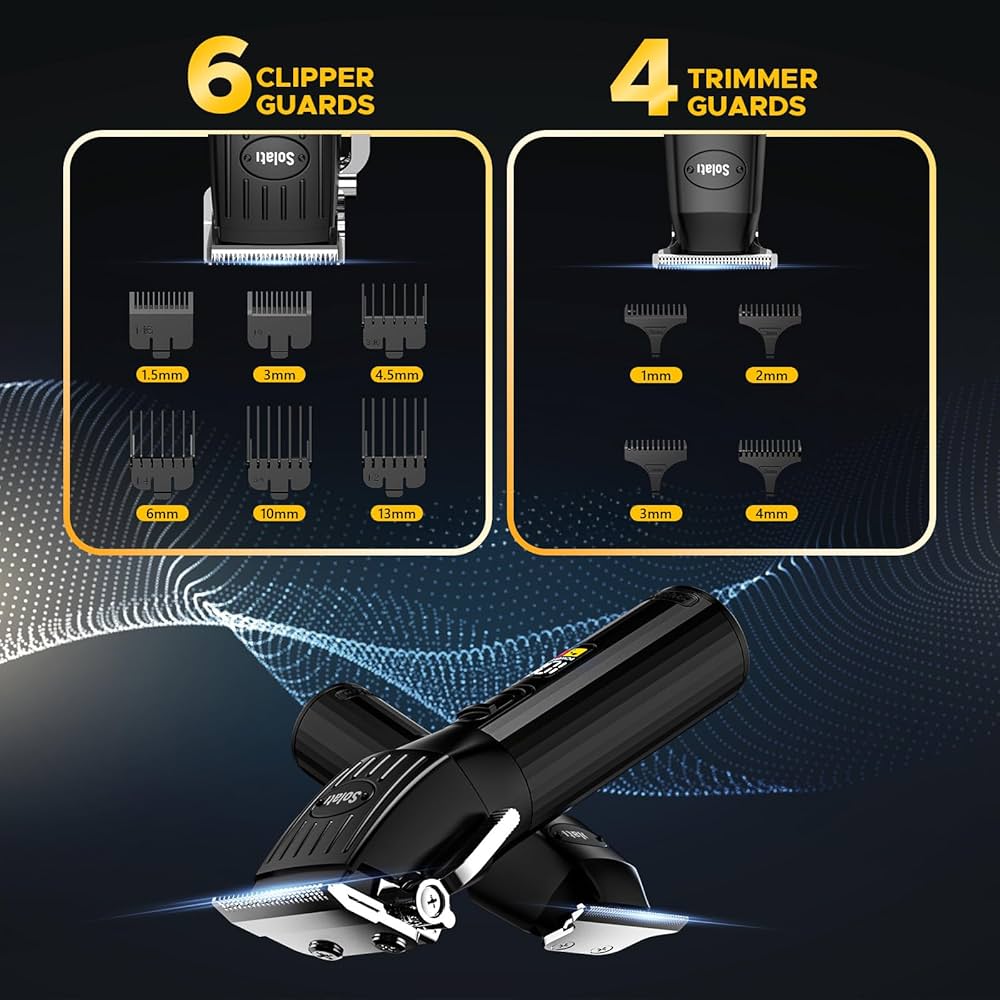 Tondeuse Cheveux Hommes，tondeuse à cheveux professionnelle et tondeuse à barbe pour homme, tondeuse à cheveux contour pour homme, kit de coupe de cheveux, kit de coupe de cheveux, cadeau