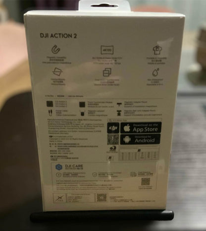 DJI Action 2 Dual-Screen Combo - Caméra d'action 4K avec un module d'extension de batterie, sceller