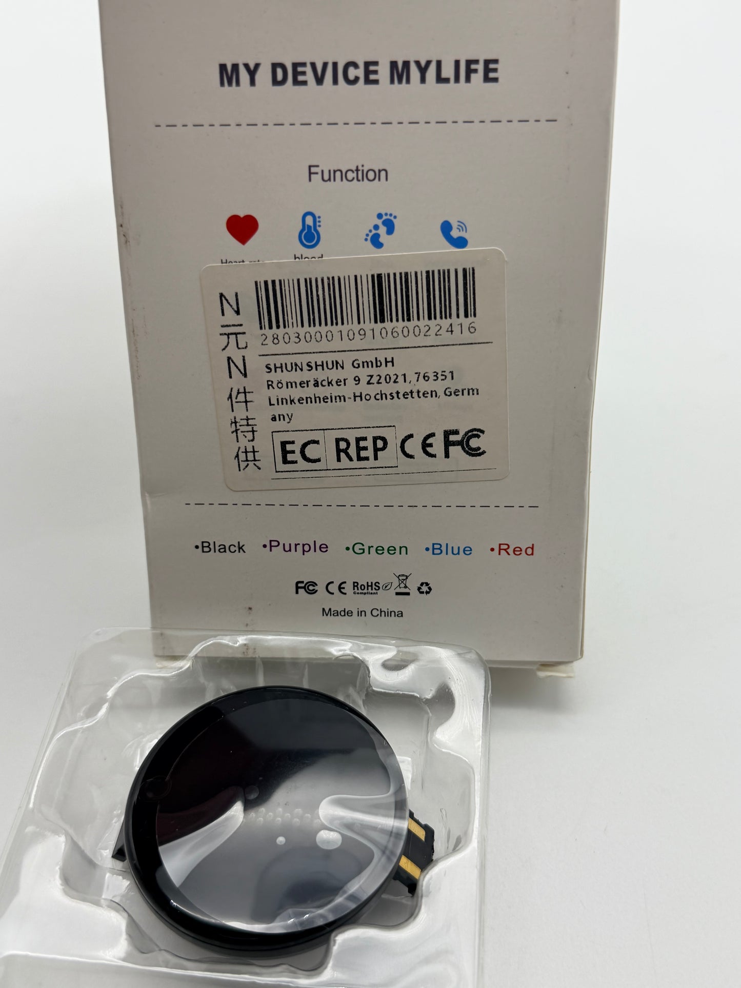 Montre Connectée Smart Bracelet, Bluetooth Apple et Android