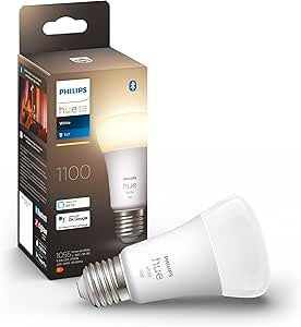 Philips Lighting Hue White, ampoule LED connectée E27, équivalent 75W, compatible Bluetooth