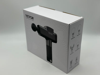 VEVOR Pistolet de massage tissus profonds masseur muscle à percussion 6 têtes