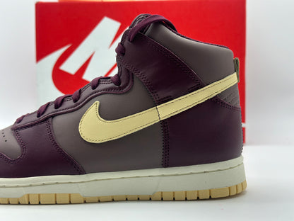 Nike - Dunk High - Baskets montantes - Éclipse prune et bordeaux nuit neuves taille 40,5
