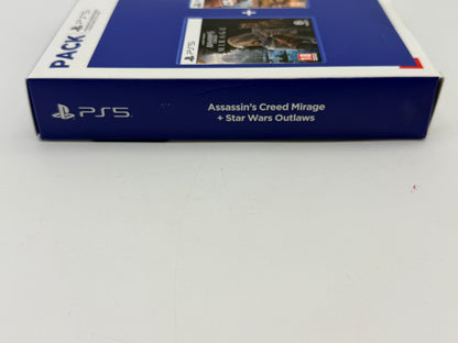 Pack Star Wars Outlaws + Assassin’s Creed Mirage PS5