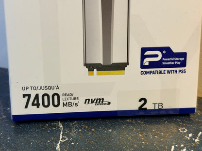 Lexar Play 2280 SSD 2 to avec dissipateur Thermique, PCle Gen 4x4 NVMe, Parfait pour PS5, Vitesse jusqu'à 7400 Mo/s, Disque SSD Interne Haute Performance, Compatible avec PS5