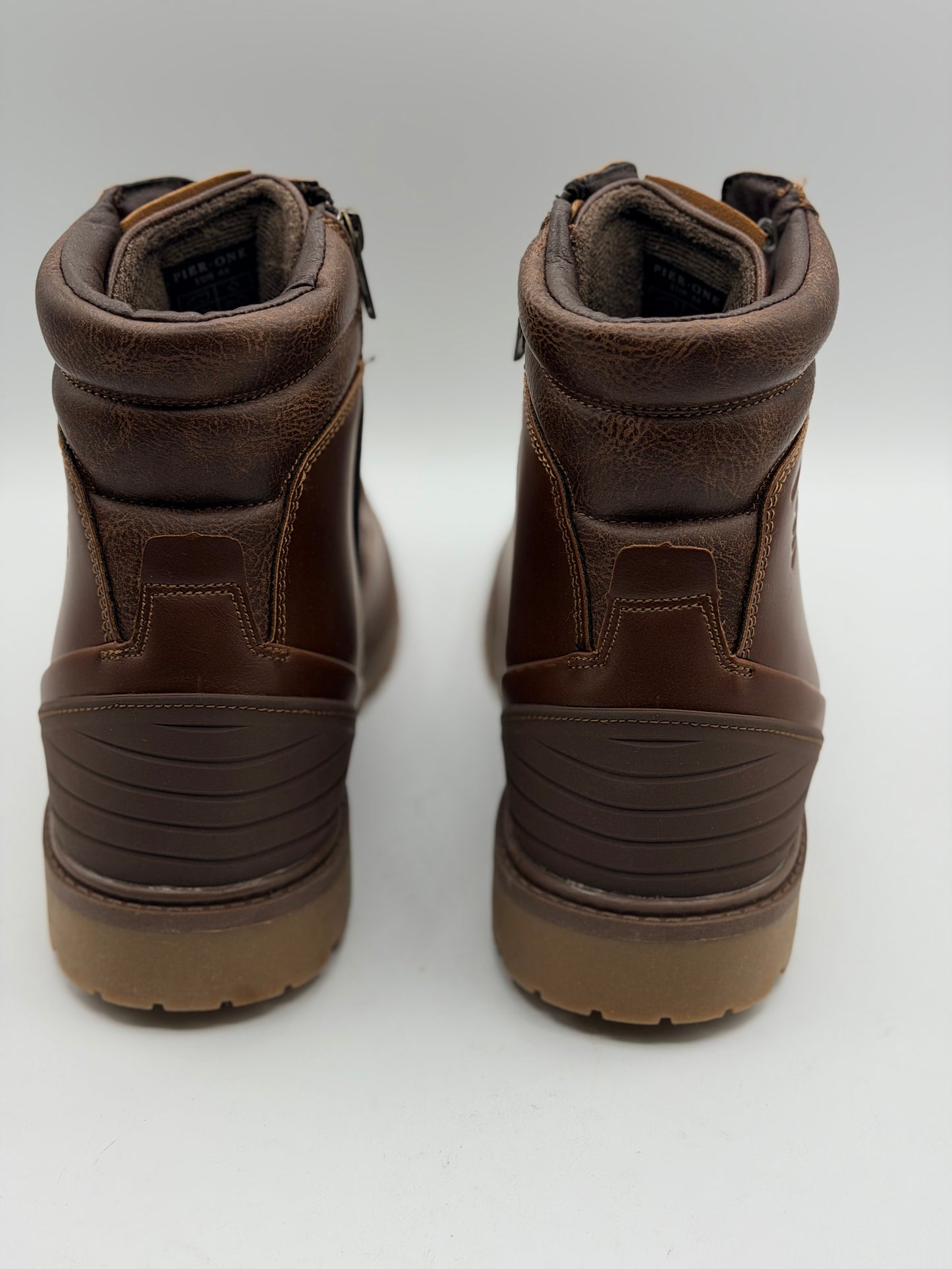 Bottes à lacets marron