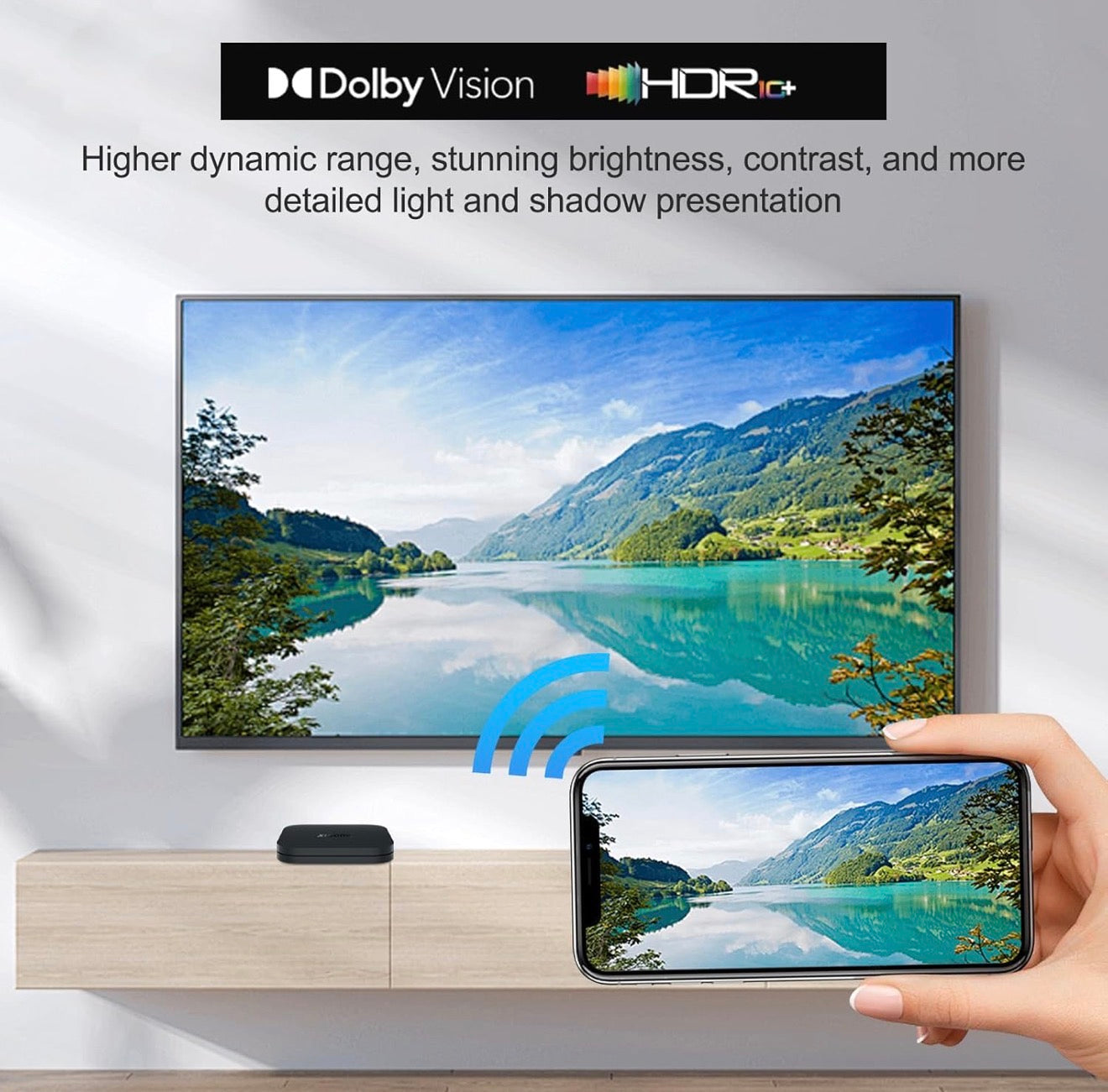 Xiaomi TV Box S 2nd Gen 4K Android Streaming Box | Chromecast & Bluetooth 5.2 | Dual Wi-FI | 2GB RAM+8GB ROM | Mijia Smart TV Box with IR Remote for 4K TVs