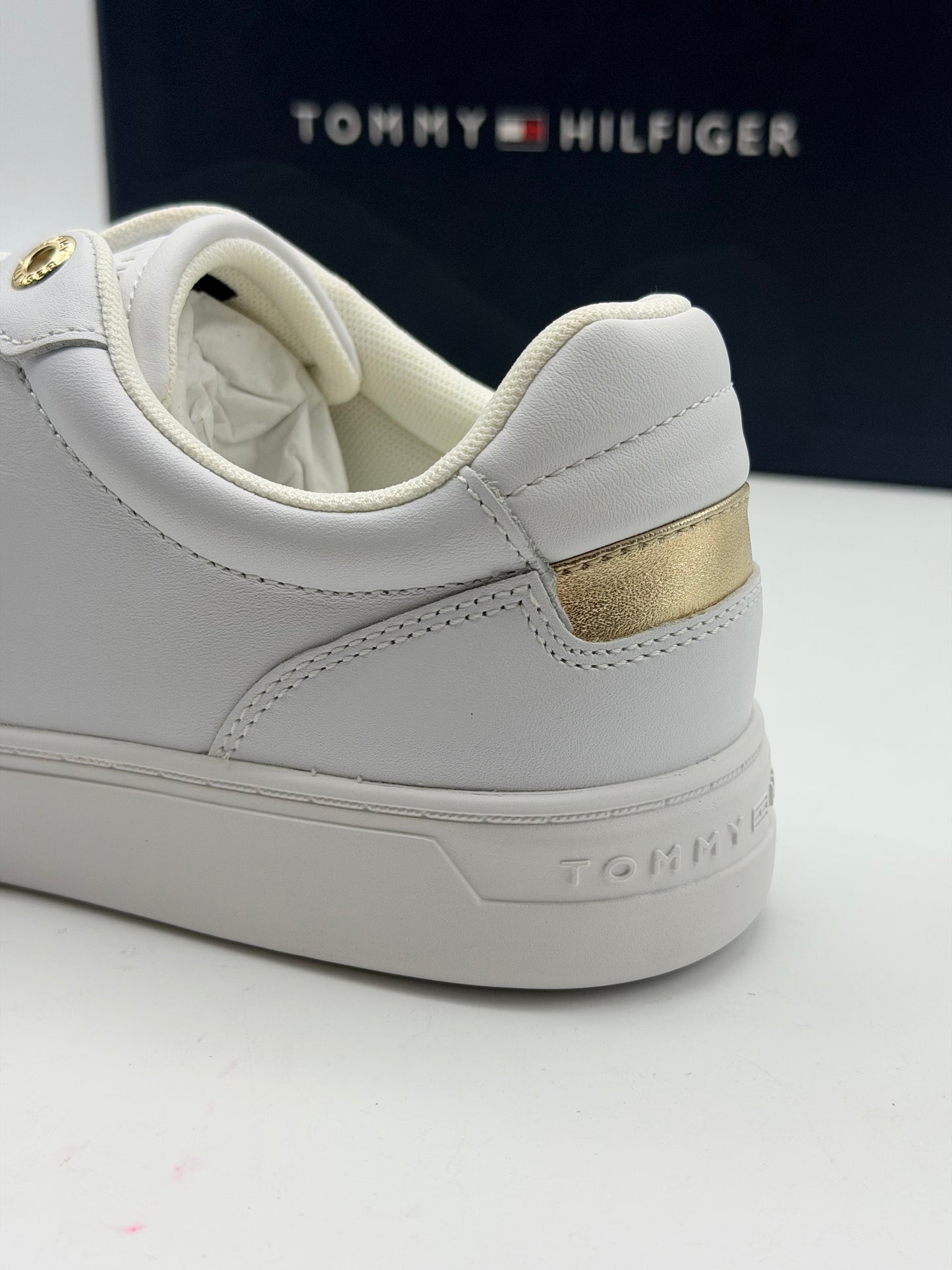 Tommy Hilfiger Femme Essential Elevated Court Sneaker Fw0fw07685 Tige Basse