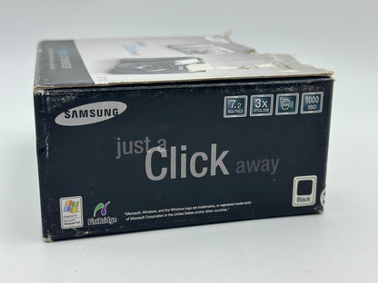 Appareil photo Compact Samsung L730 Noir compact - 7.2 MP - 3x zoom optique - flash 10 Mo - noir - Samsung