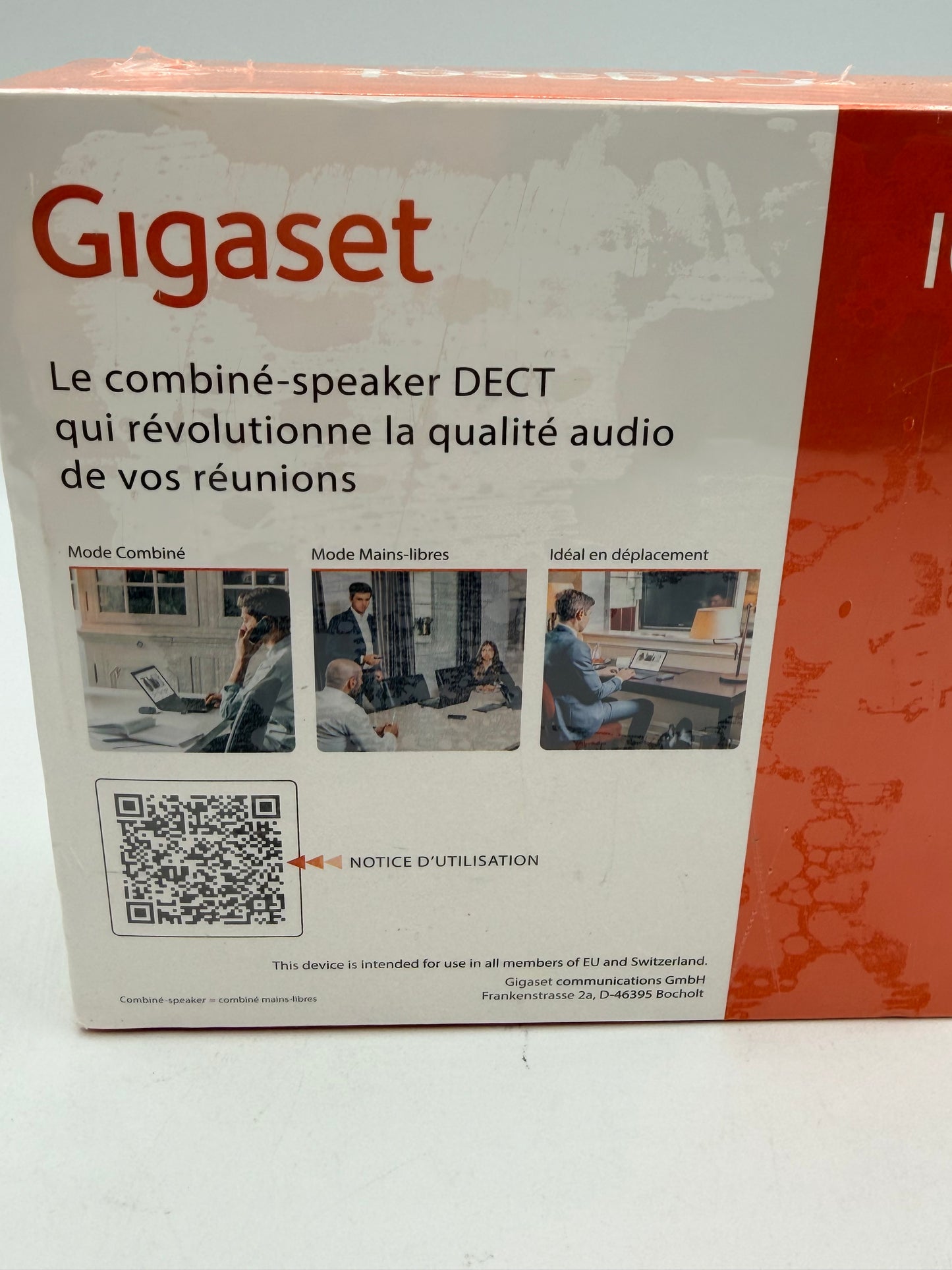 Gigaset ION – Haut parleur compact avec mode combiné – Enceinte pour conférence Son HD - Plug & Play - USB-C - Compatible Teams, Zoom et autres softphones Windows, Linux, MacOS, Anthracite