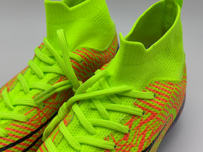 Chaussures de Football Homme Professionnel Chaussures de Futsal Antidérapants pour l'entraînement Athlétisme Adolescents High Top Chaussures de Sport