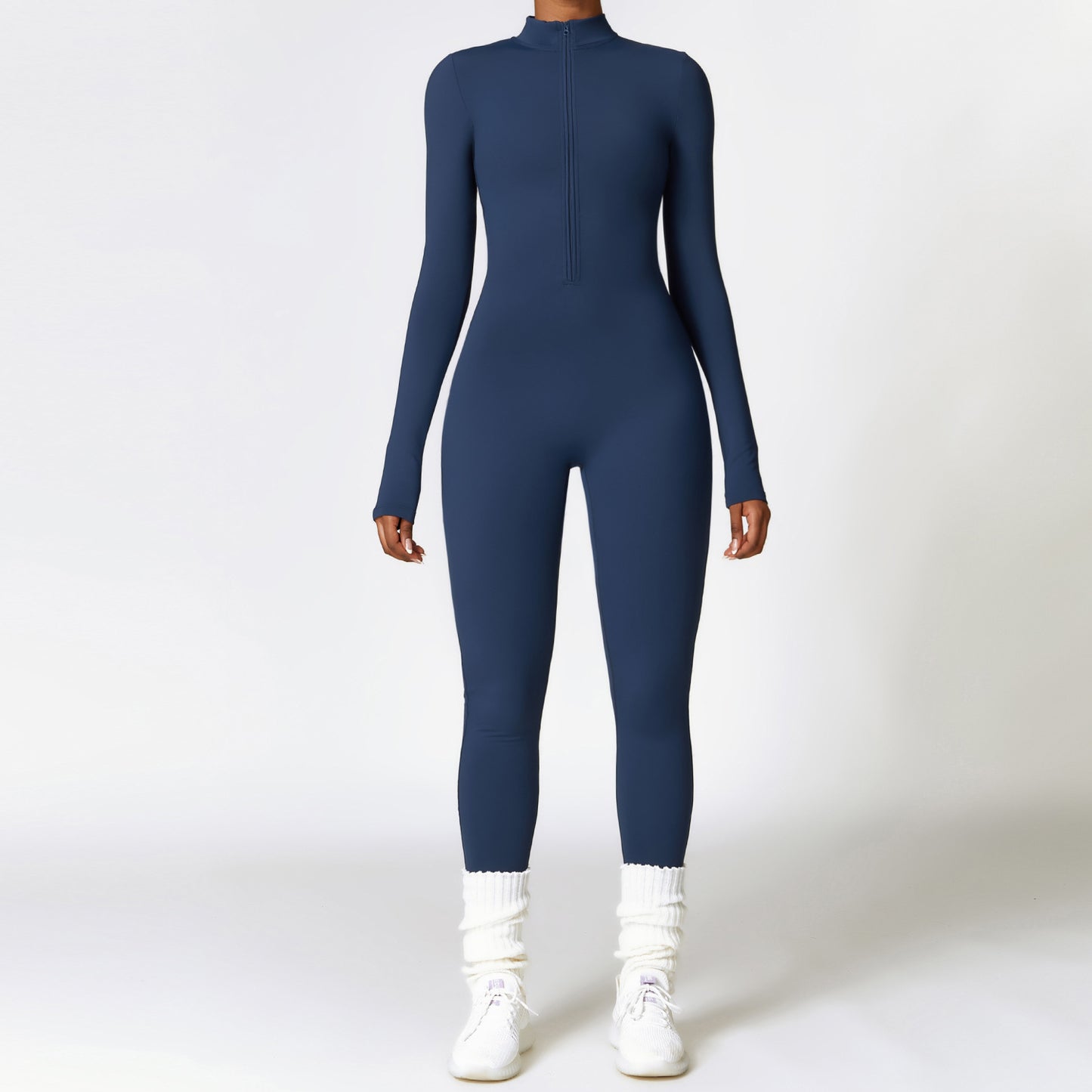 Combinaison "Sculpt-Fit" – Body Intégral Gainant & Col Zippé