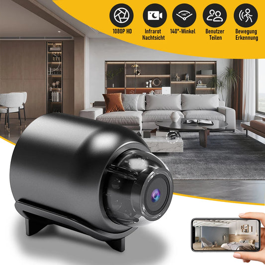 1080P HD Mini Wifi Caméra Sans Fil Smart Home Surveillance de Sécurité Micro Caméscope Angle 140° Home IP Night Vision Monitor