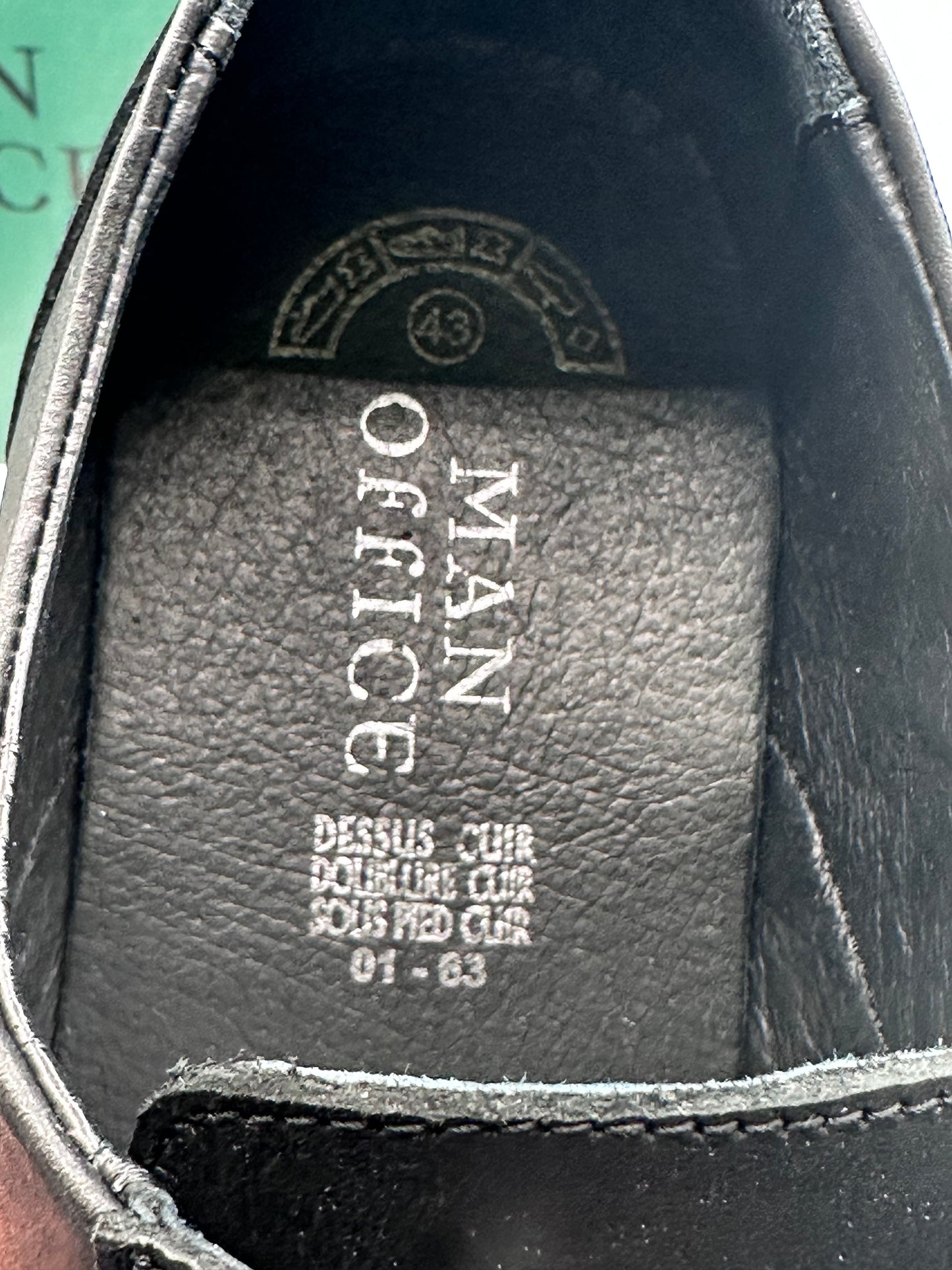 MAN OFFICE
Derbies Homme en cuir noir