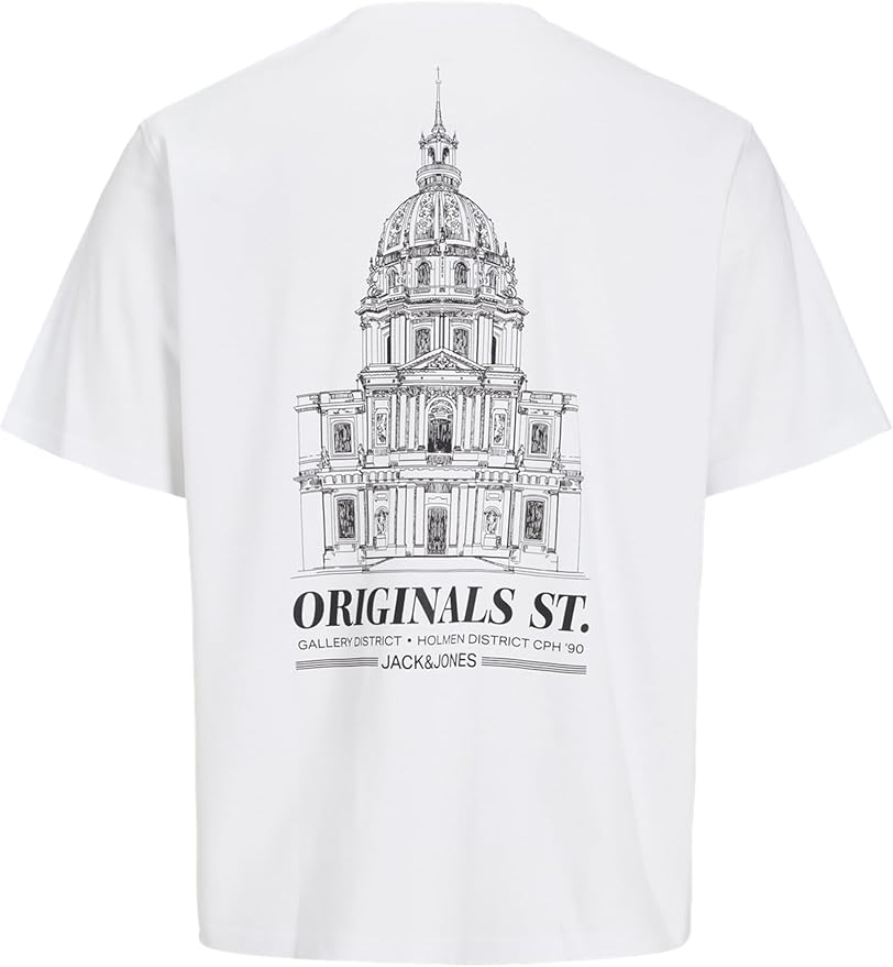 JACK & JONES Jorurban Edge Graphic Tee SS CN Ln T-Shirt Homme