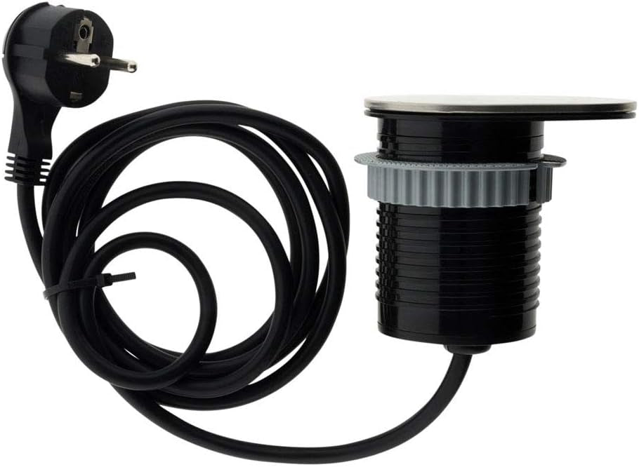 Bloc prise encastrable compact à glissière avec port USB  neuf