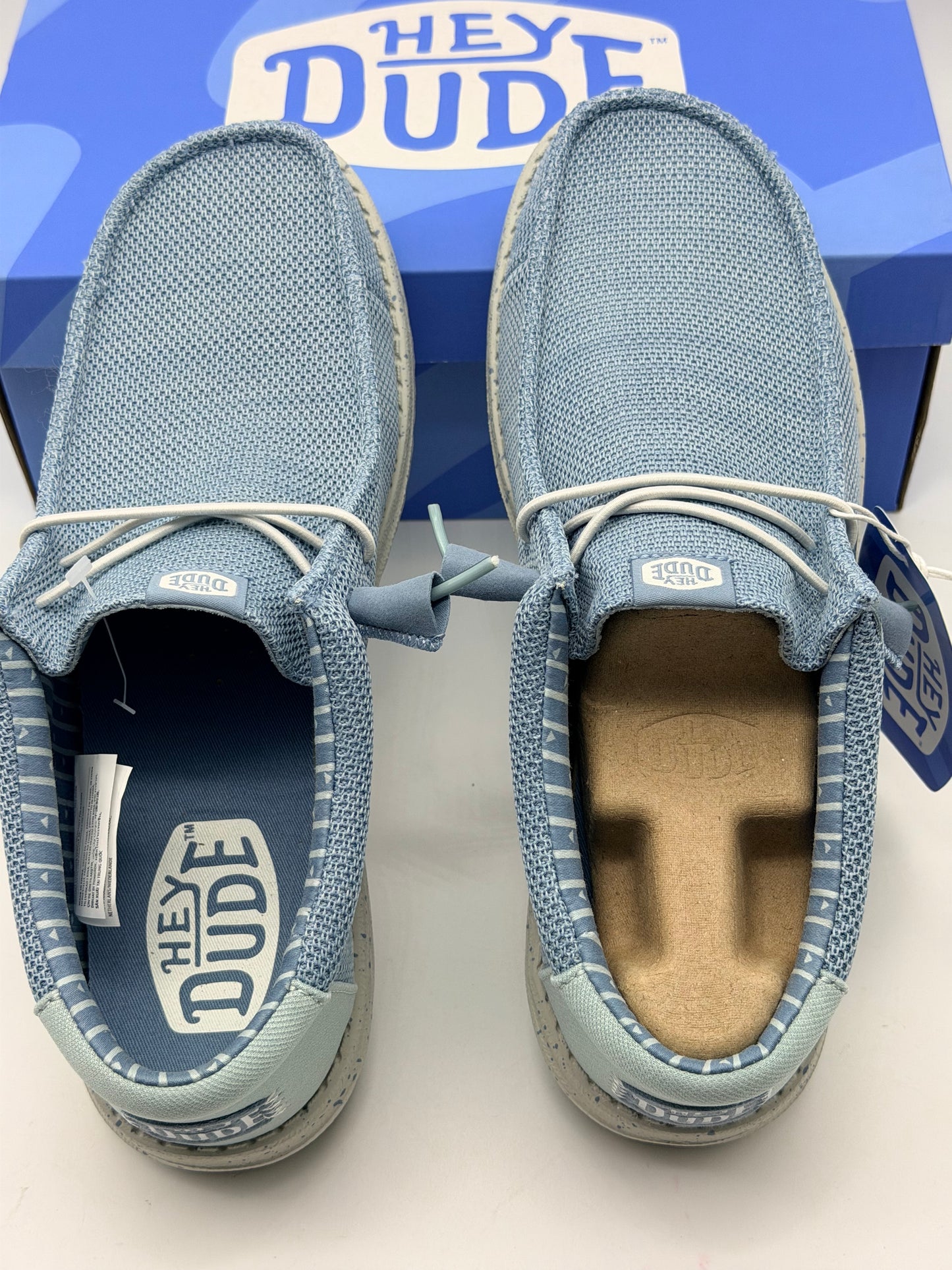 Hey Dude Mocassins Stretch Sox Bleu