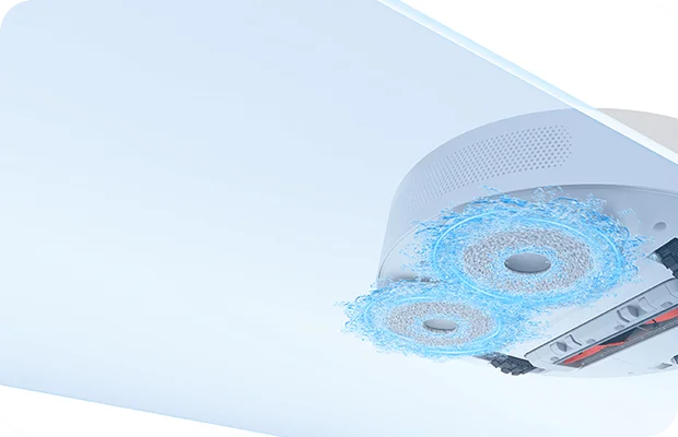 Robot aspirateur Vacuum S10+
Nettoyage en profondeur du sol : système à double disques pour une élimination optimale des taches