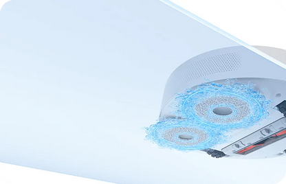 Robot aspirateur Vacuum S10+
Nettoyage en profondeur du sol : système à double disques pour une élimination optimale des taches