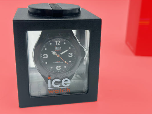 Montre Ice-Watch - ICE generation Black forever - Montre noire avec bracelet en silicone
