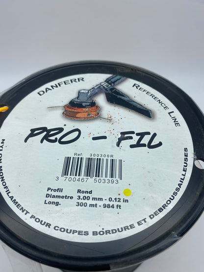 fil jaune rond Tête de débroussailleuse diamètre 4.0 mm 170 mètres neuf