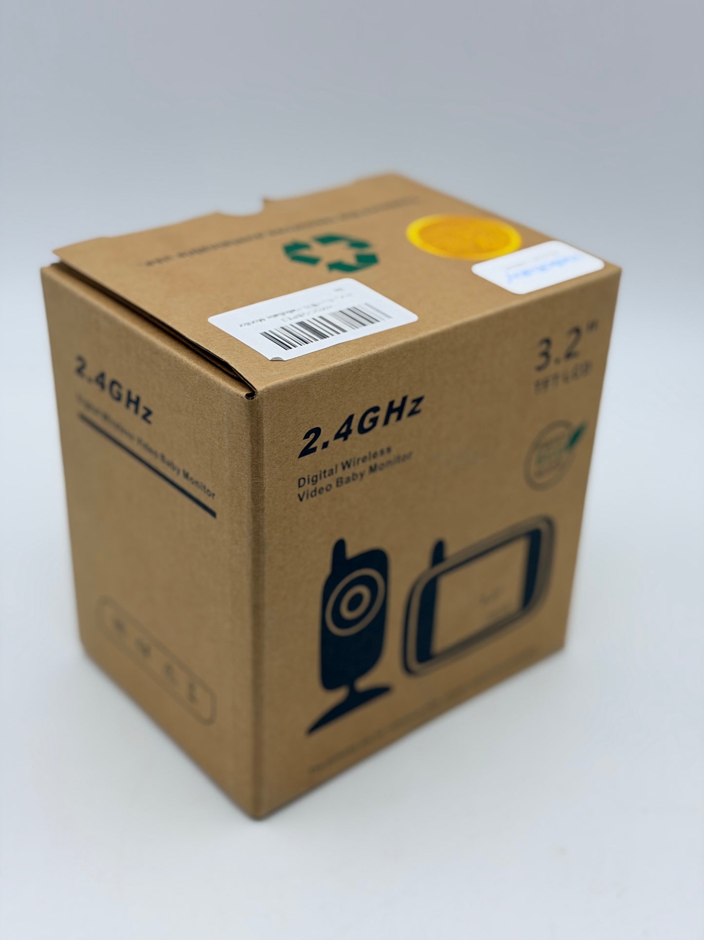 HelloBaby Babyphone HB32 Moniteur Vidéo sans Fil avec Appareil Photo Numérique, Camera Bebe Surveillance de la Température de Vision Nocturne et Système de Communication Bidirectionnelle