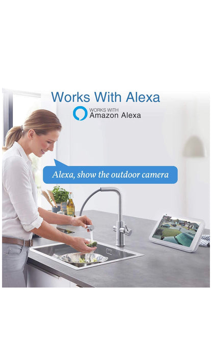 Camera de surveillance Exterieur compatible avec Alexa/google application iOS/android neuf