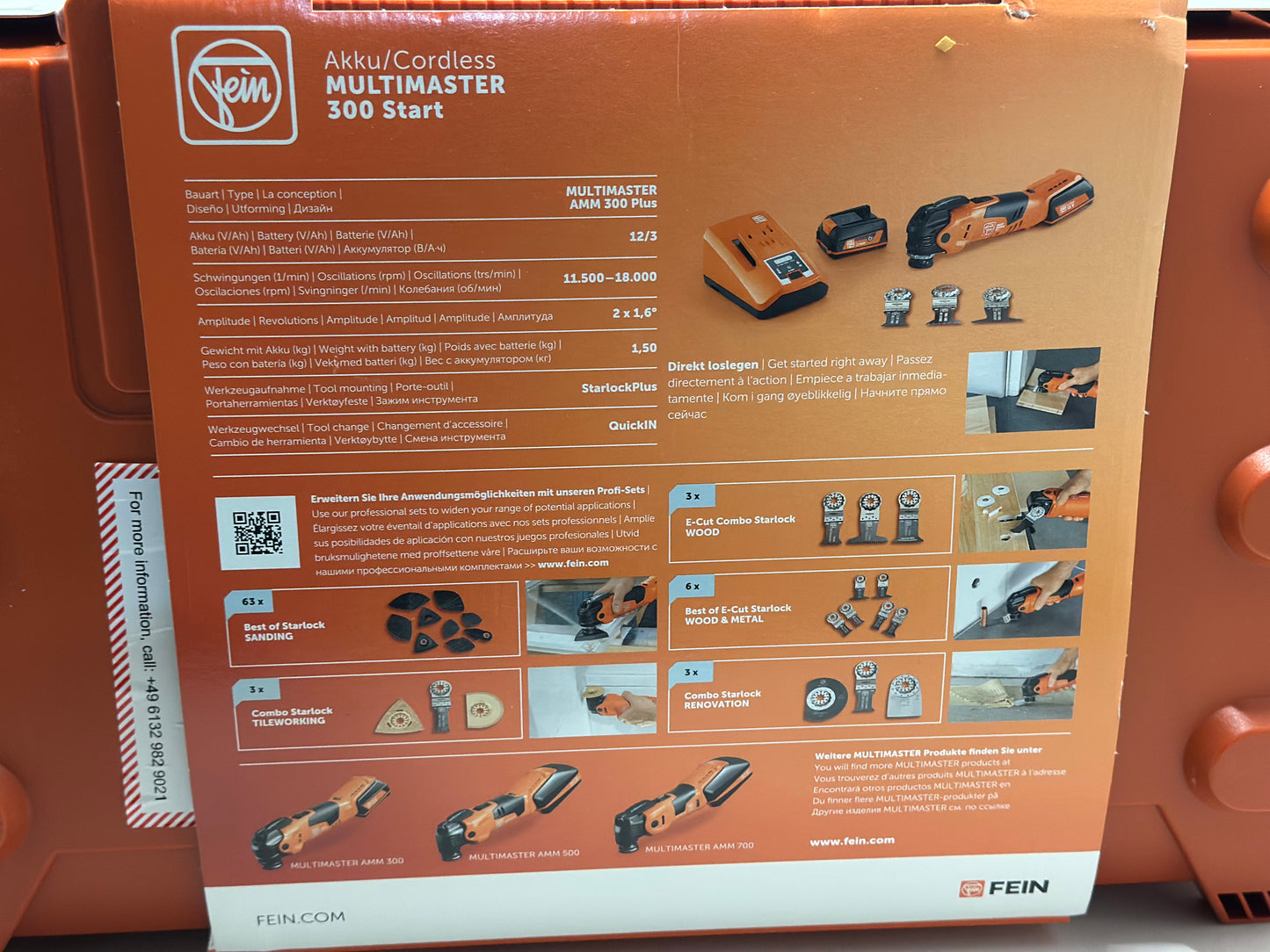 Fein Multimaster sans fil amm 300 plus start