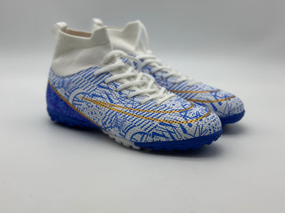 Chaussures de Football Homme Professionnel Chaussures de Futsal Antidérapants pour l'entraînement Athlétisme Adolescents High Top Chaussures de Sport