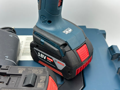 Visseuse placo bosch professionnel sans fil GSR 18V-EC TE plus chargeur + 2x4ah L-boxx neuve