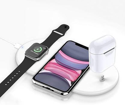Chargeur à induction 3 en 1 Chargeur sans Fil Rapide, Fast Qi neuf