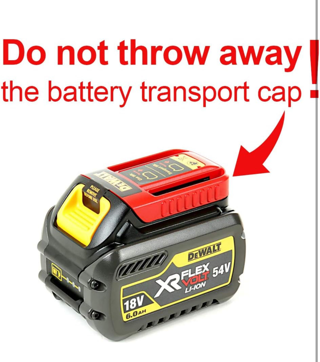 Batterie XR Flexvolt 6.0 Ah 54 V DEWALT DCB546