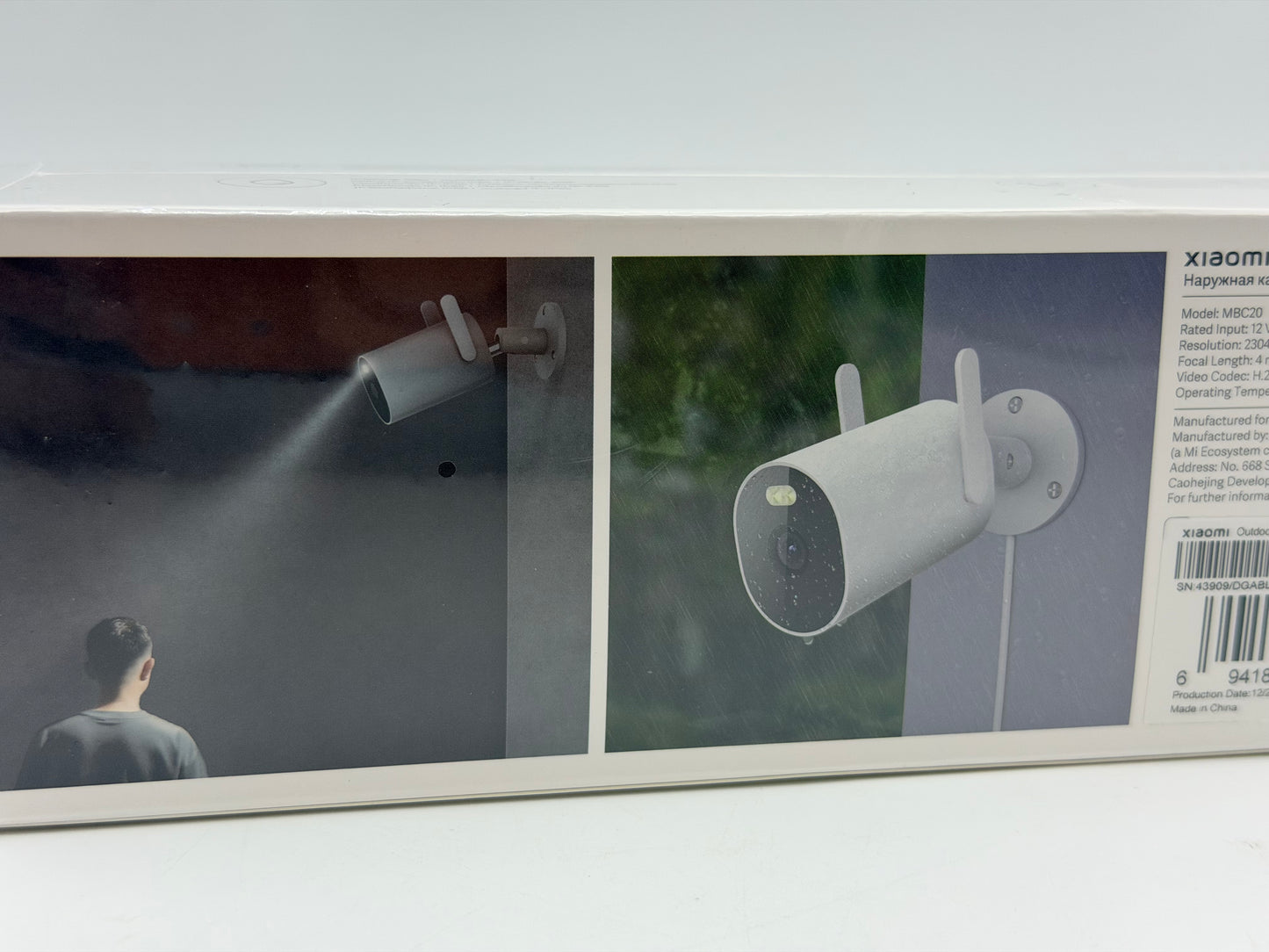 Xiaomi Caméra de Surveillance Filaire Outdoor AW300 - Extérieur - Alexa, Assistant Google, WiFi - Vision Nocturne