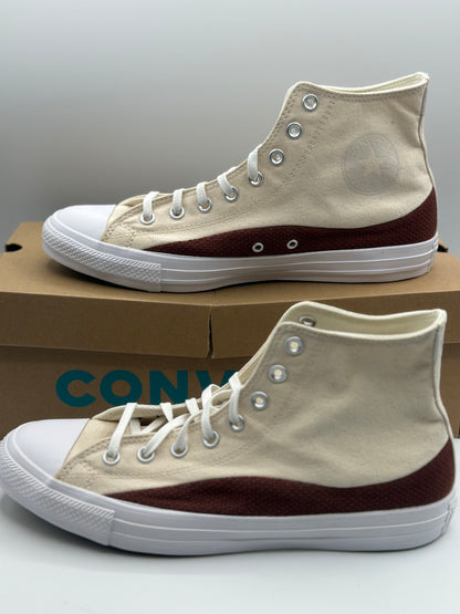 Converse - Chuck Taylor All Star - Baskets - Blanc cassé et rouge
