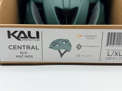Casque vélo Kali Protectives Central Sld Mat Mos Taille L/XL 58-61 cm