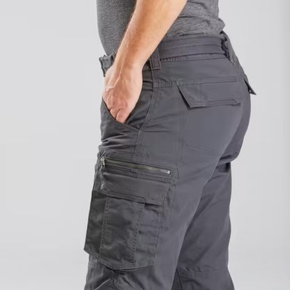 Pantalon cargo trekking - gris homme taille M