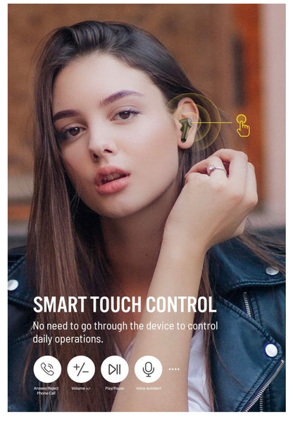 Écouteurs sans Fil, Bluetooth avec Son de Basse immersif dans l'oreille avec étui neuve