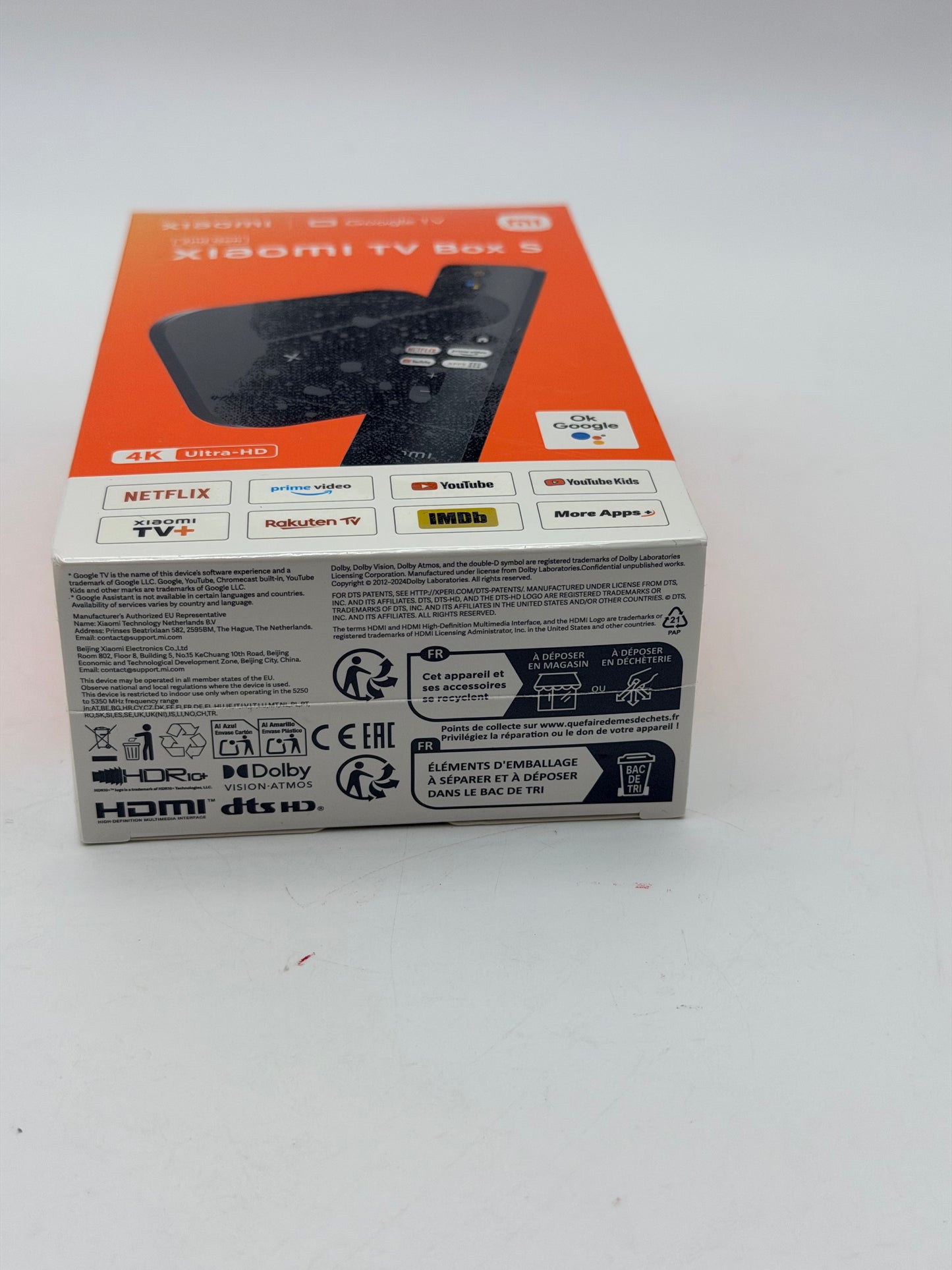 Xiaomi TV Box S 2nd Gen 4K Android Streaming Box | Chromecast & Bluetooth 5.2 | Dual Wi-FI | 2GB RAM+8GB ROM | Mijia Smart TV Box with IR Remote for 4K TVs