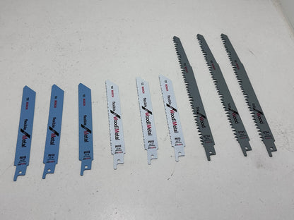 Bosch Accessories Set de 9 Lames de scie sabre pour démolition + boite de rangement 925 vf