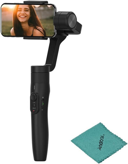 FeiyuTech Vimble 2S Smartphones Stabilisateur de Cardan Stabilisateurs Portatifs à 3 axes avec Poteau Télescopique Curseur de Zoom Intégré pour Téléphone Portable Photographie Stable Vidéo