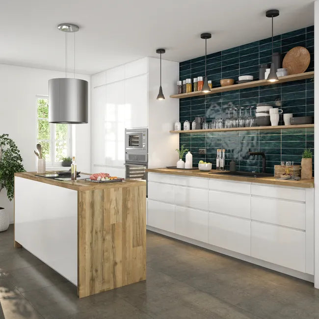 Suspension Mazugi, acrylique, noir, Diam.12 cm INSPIRE, E27